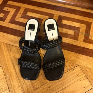 Dolce Vita Black Braided Women's Sandals size 10